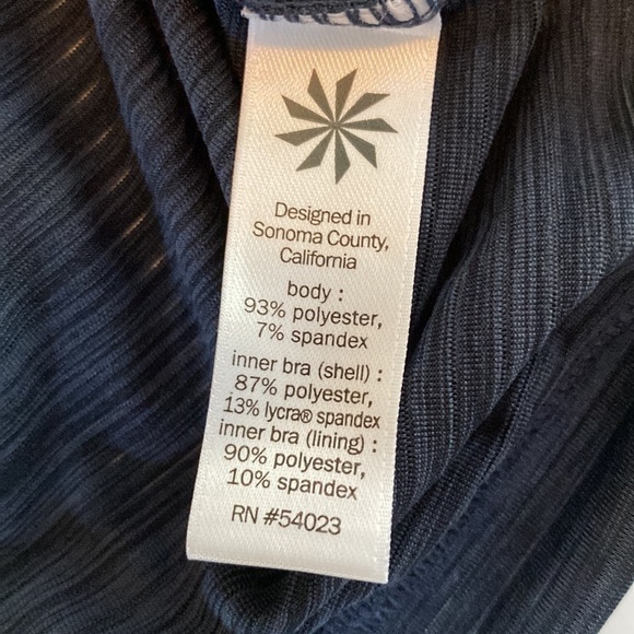 Athleta sports bra with attached tank top size XS - Picture 10 of 11